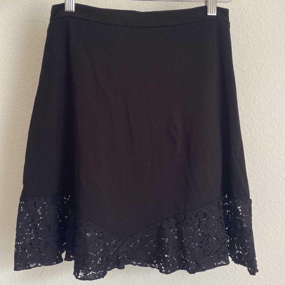 Xylem Organic Clothing Calypso Ruffle Lace Skirt S